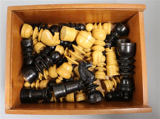 A boxed chess set